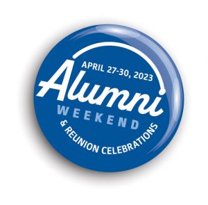 Blue Badge: Alumni Weekend & Reunion Celebrations: April 27-30, 2023