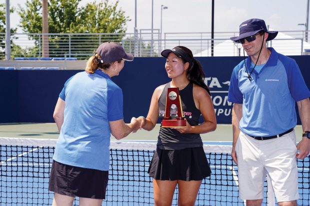 Angie Zhou ’25 Claims National Singles Tennis Title