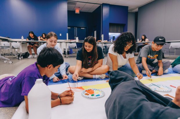 In addition to creative activities, students in the Oklahoma program created by Elisa Velasco’23 went on field trips, connected with community organizations and met Ellen Ochoa, the first Latina astronaut to travel to space.