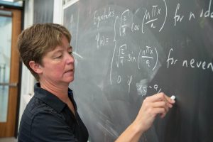 Professor Janice Hudgings taught three of Housen’s physics courses at Pomona.
