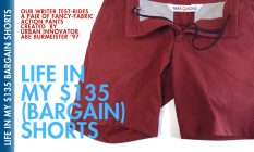 Life in my $135 (Bargain) Shorts: Our Writer Test-Rides a Pair of Fancy-Fabric Action Pants Created by Urban Innovator Abe Burmeister '97