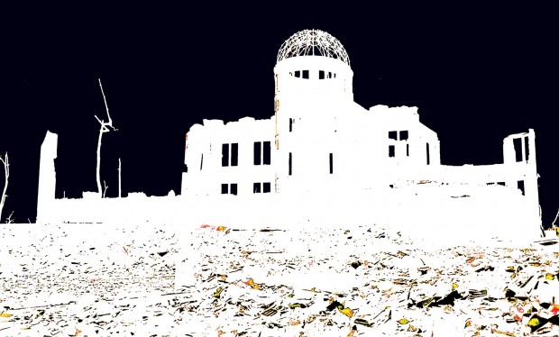 Stylized image of Hiroshima