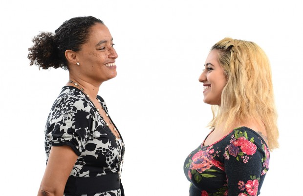 Neuroscience Professor Nicole Weekes and Vivian Carrillo ’16