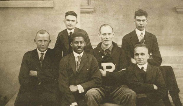 Pomona’s 1919 Debate Club, including Arthur Williams 1919 (front row, second from left). The College’s second Black graduate, Williams would go on to become a physician in White Plains, New York.