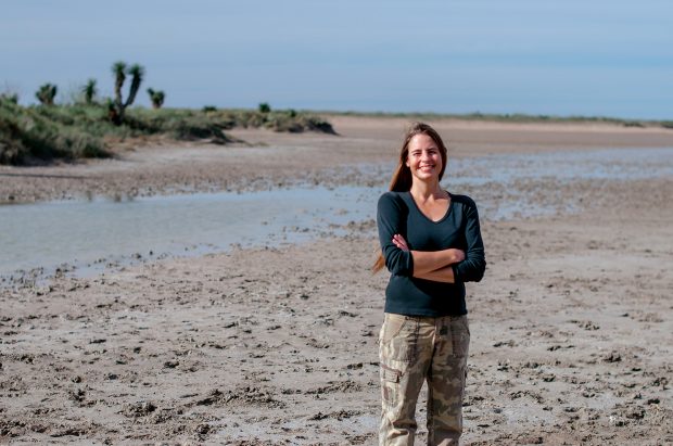 Hilary Swarts ’94 on the Laguna Atascosa National Wildlife Refuge 