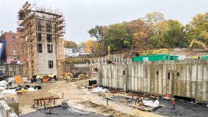 Construction site at 3368 Washington Street