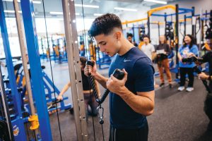 Students exercising in the Athletic Performance Center