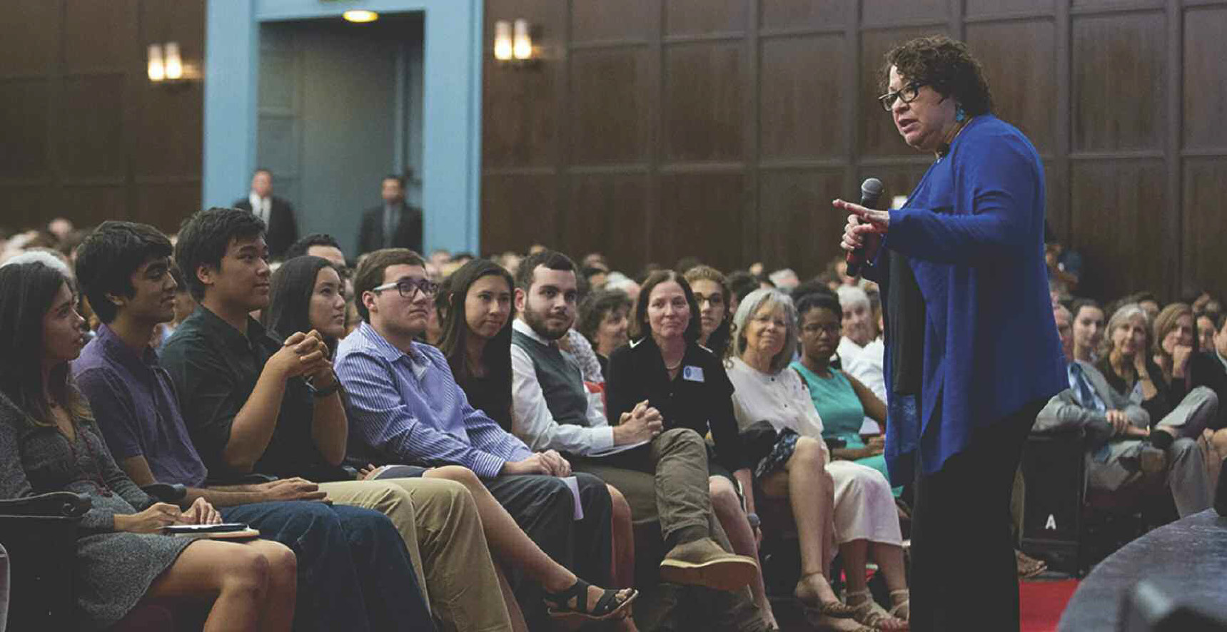 Supreme Court Justice Sonya Sotomayor speaking at Bridges