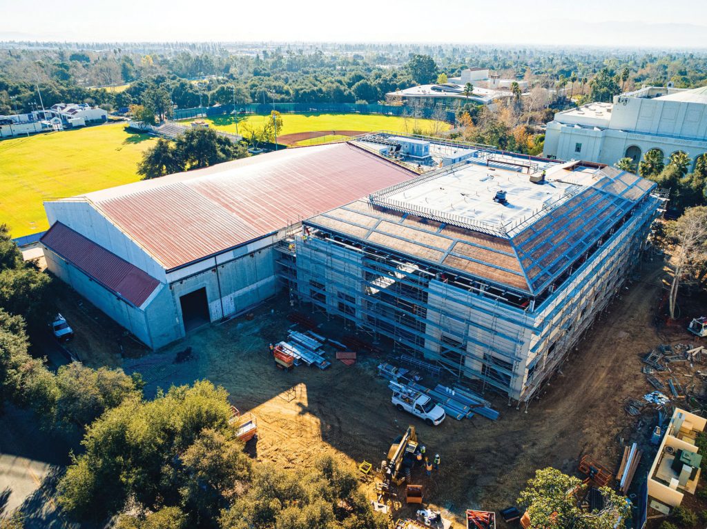 The new athletics, recreation and wellness center