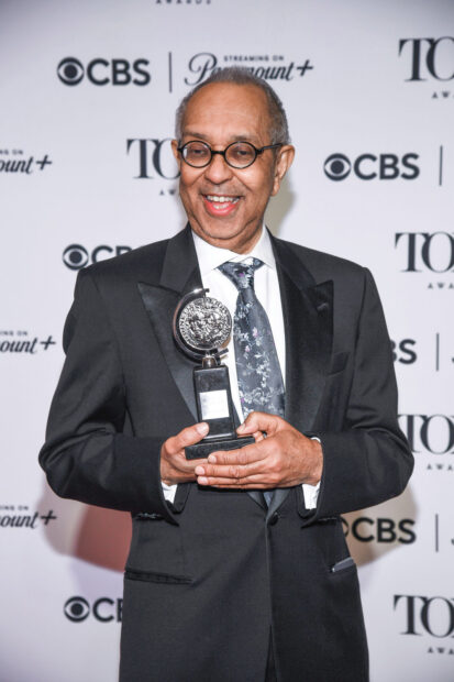 George C. Wolfe posing in the press room at the 77th Annual Tony Awards held at The David H. Koch Theater at Lincoln Center in New York, NY on Sunday, June 16, 2023.