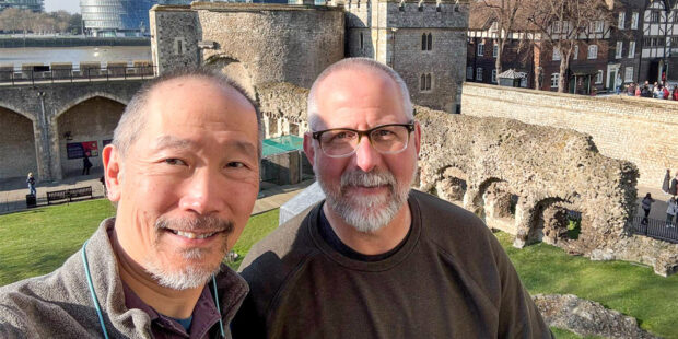 Richard Bookwaiter ’82 and Galen Leung ’82