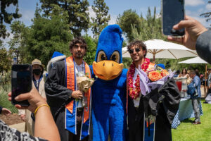 2025 Commencement graduates and families celebrating