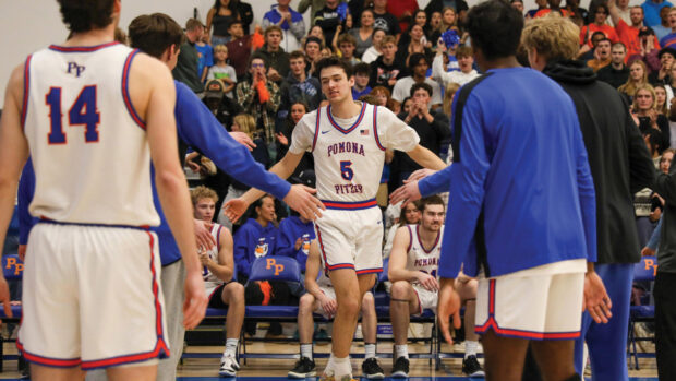 Joe Cookson on the court