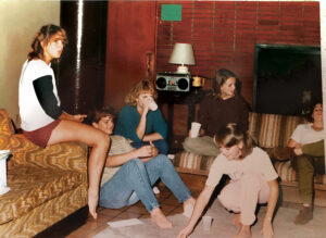 Students in Walker Hall, 1984