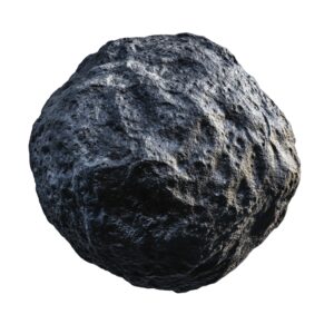 depiction of an asteroid