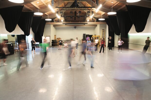 2025 introductory dance class held by John Pennington