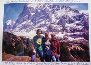Courtney Meier, Ali Jessie, Benji Putnam, photo by Alexsis (Pecuch) Desrochers (all ’98)
