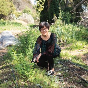 Portrait of Nancy Matsumoto ’80, author of Reaping What She Sows