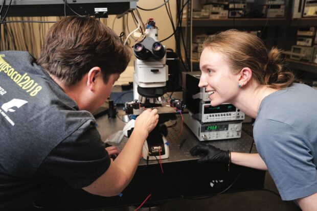 Physics lab at Pomona College