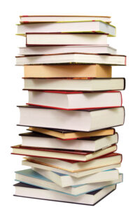 A stack of books