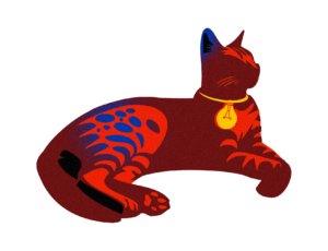 Illustration of a cat
