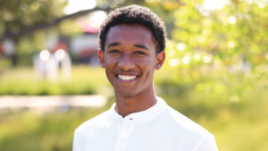 Portrait of Khalab Blagburn outdoors