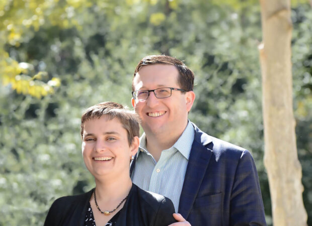 Portrait of Sam and Emily Glick